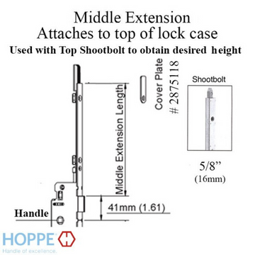 Shootbolt Hoppe Middle Extension 2424114